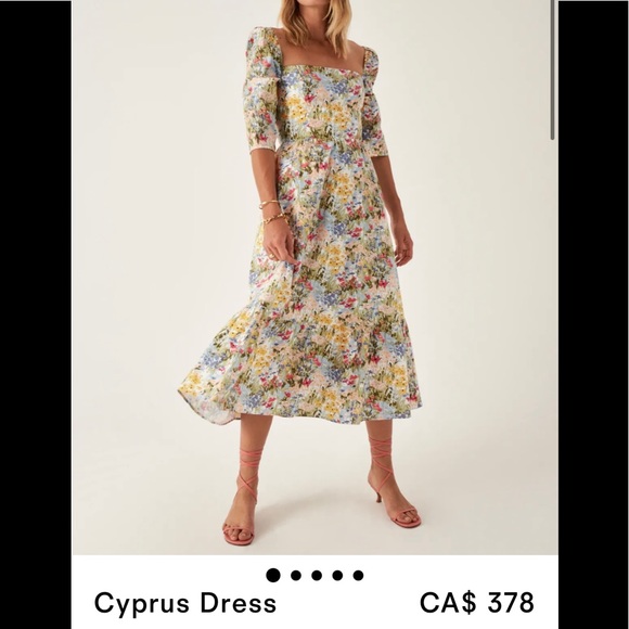 Reformation Cyprus Dress Countryside - Picture 6 of 15